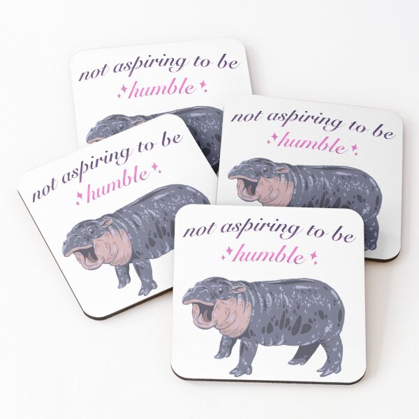 Item preview, Moo Deng: Not Aspiring to Be Humble designed and sold by miramariannekh.