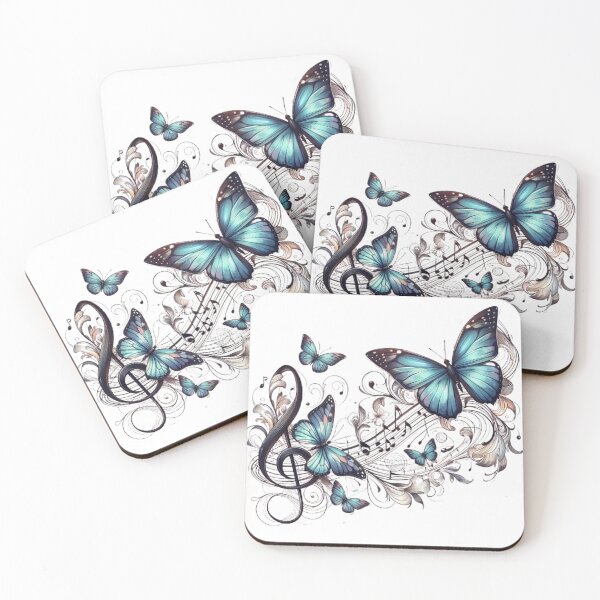Item preview, Butterflies and Notes in Harmony designed and sold by CHRIST5000.