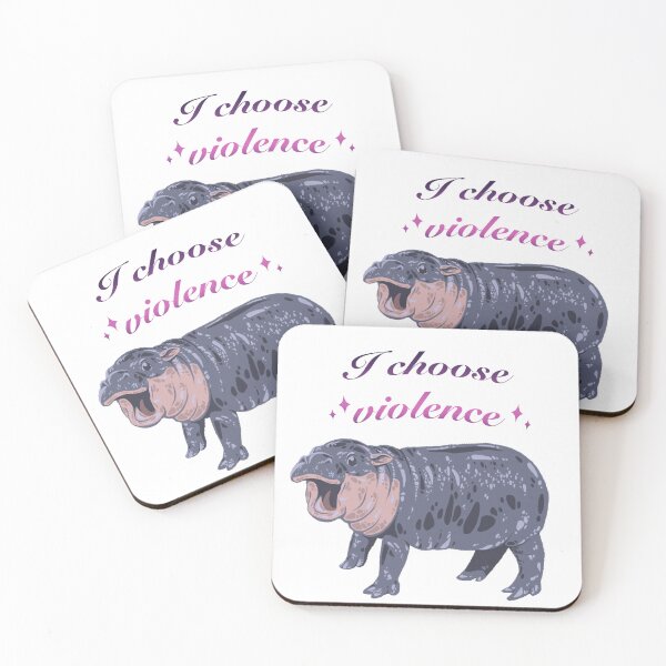 Item preview, Moo Deng: I Choose Violence designed and sold by miramariannekh.