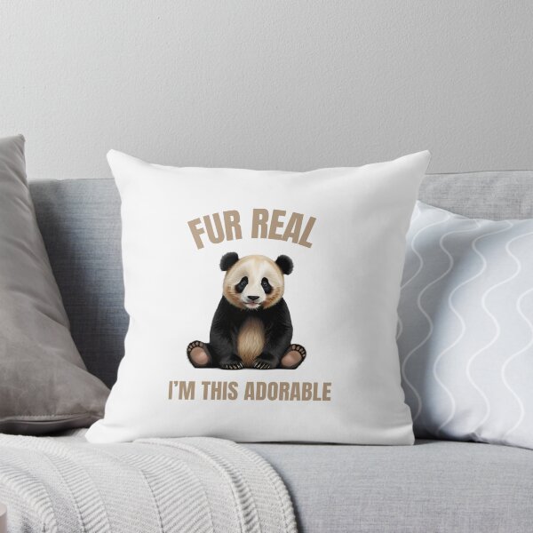 Item preview, Funny fur real, i'm adorable,panda designed and sold by Designfs.