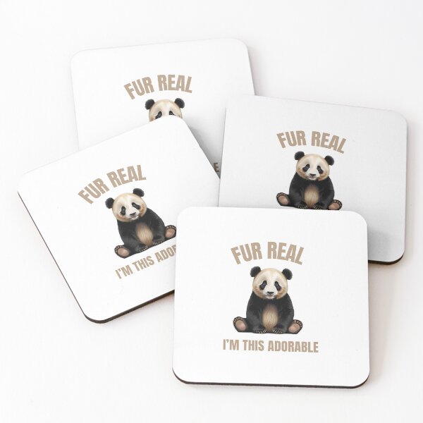 Item preview, Funny fur real, i'm adorable,panda designed and sold by Designfs.