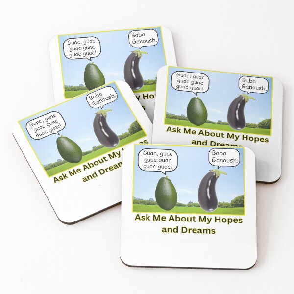 Item preview, Avocado and Eggplant Talking In A Field Funny Design designed and sold by TMG Tees.