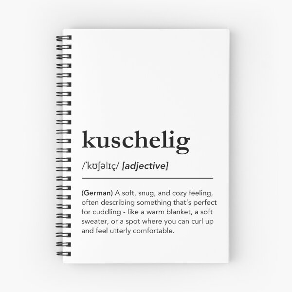 Item preview, Kuschelig Definition, German words in english designed and sold by lagunaklein.