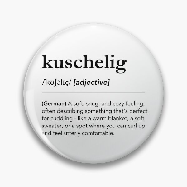 Item preview, Kuschelig Definition, German words in english designed and sold by lagunaklein.