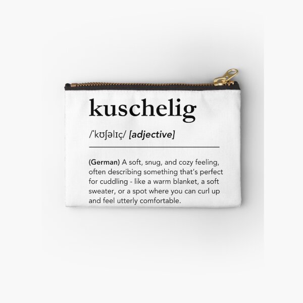 Item preview, Kuschelig Definition, German words in english designed and sold by lagunaklein.