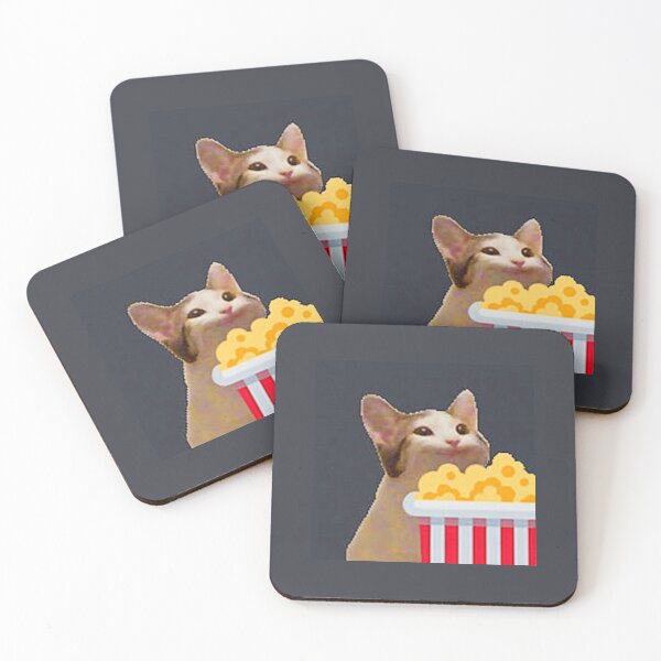 Artikelvorschau, Katzen lieben Popcorn – Popcorn-Meme – Perfekt für Filmliebhaber und Snack-Enthusiasten entworfen und verkauft von Earth Nature Creations.