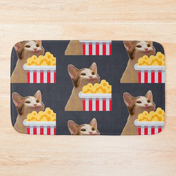 Item preview, Cats Love Popcorn - Popcorn Meme - Perfect for Movie Lovers and Snack Enthusiasts designed and sold by Earth Nature Creations.