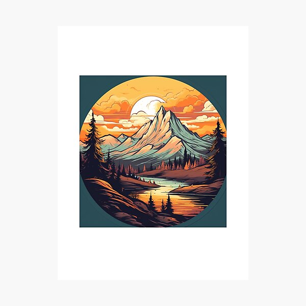 Item preview, mountain view designed and sold by annamay85.