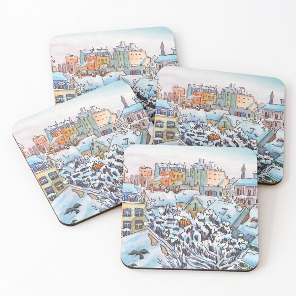 Item preview, Roofs under snow in Vanves designed and sold by cwilliart.