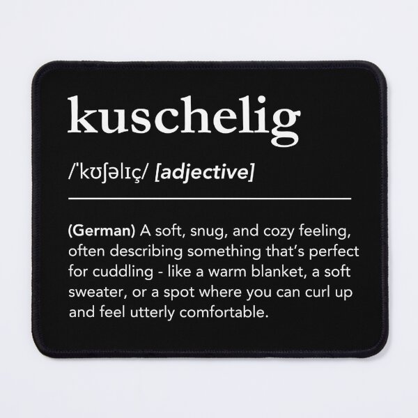 Item preview, Kuschelig Definition, German words, Germany designed and sold by lagunaklein.