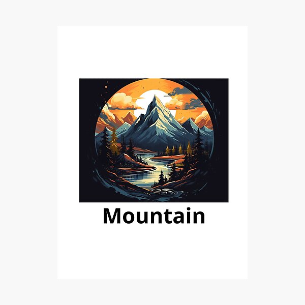 Item preview, mountain view designed and sold by annamay85.