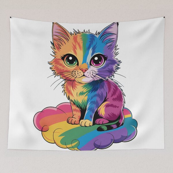 Item preview, Rainbow Kitty Cloud Nine designed and sold by Susacha.