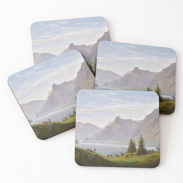 Item preview, Landscape with Mountain Lake, Morning designed and sold by Craphe.
