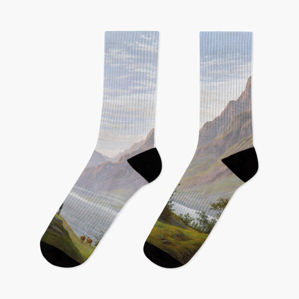 Item preview, Landscape with Mountain Lake, Morning designed and sold by Craphe.