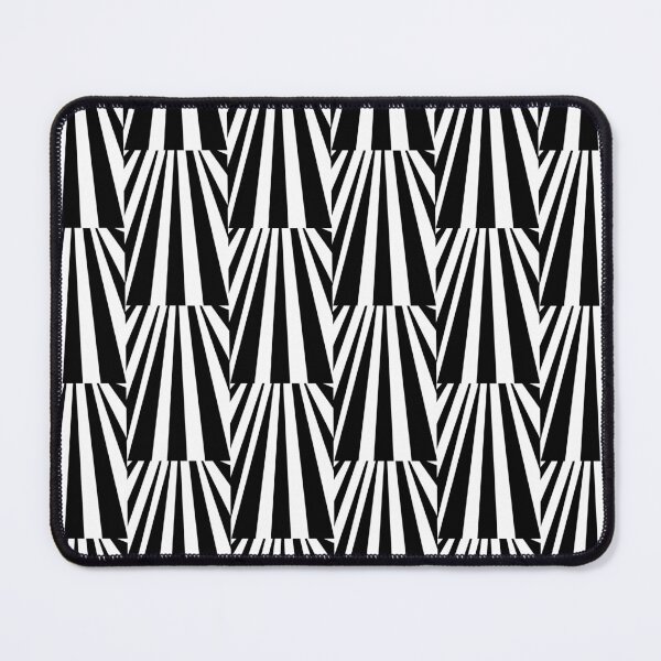 Item preview, Monochrome Abstract Op-Art Stripes designed and sold by grinningskull.