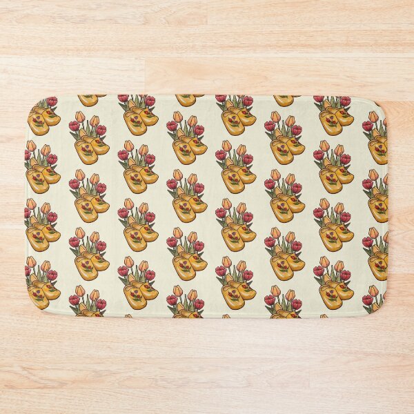 Item preview, Dutch Wooden Shoes, Klompen, with Tulips, Flowers, Holland, Illustration designed and sold by JoyfulWhimsy.