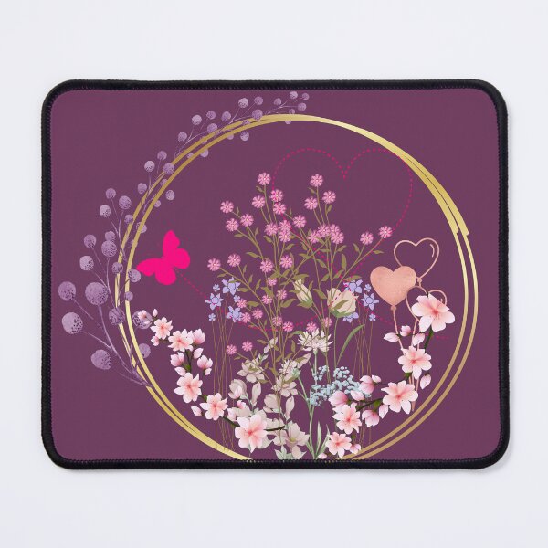 Item preview, Golden Circle with Floral Elegance designed and sold by Arte82.