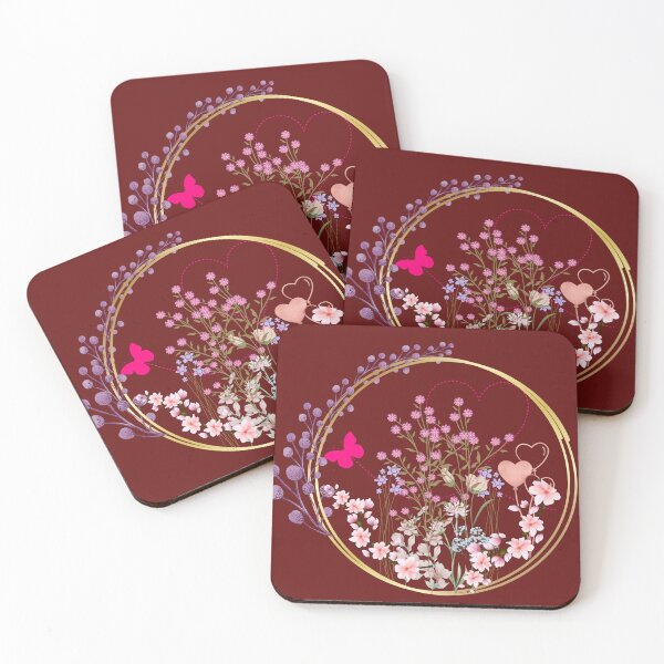 Item preview, Golden Circle with Floral Elegance designed and sold by Arte82.