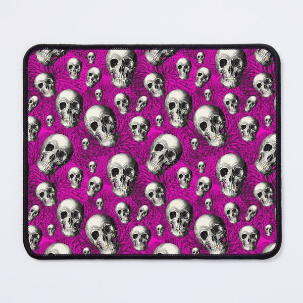 Item preview, Skulls With Gold Teeth On Floral Background designed and sold by grinningskull.