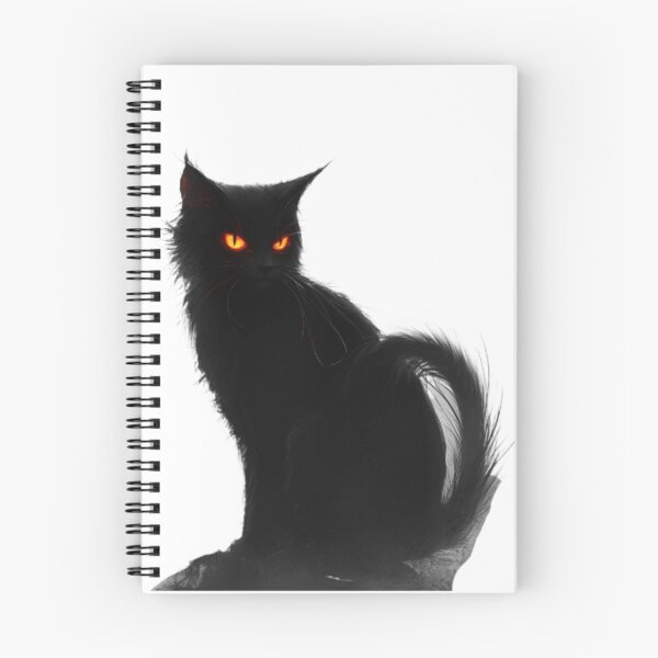 Item preview, Black-furred cat with orange eyes. designed and sold by Kyumi12.