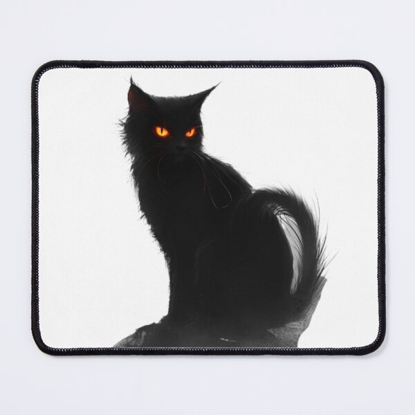 Item preview, Black-furred cat with orange eyes. designed and sold by Kyumi12.