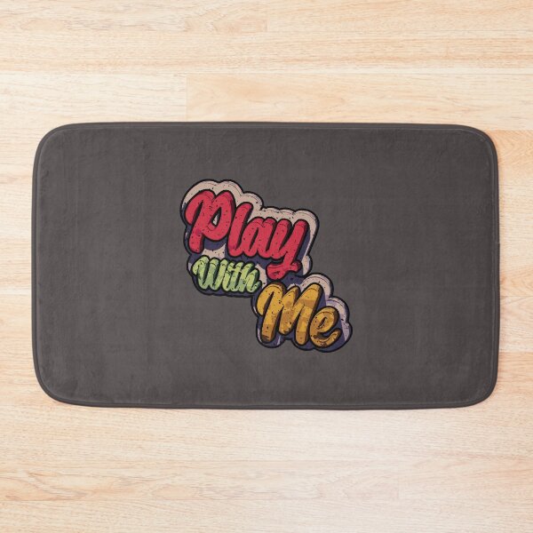 Item preview, Fun Retro Style Play With Me Typography designed and sold by trepiu.