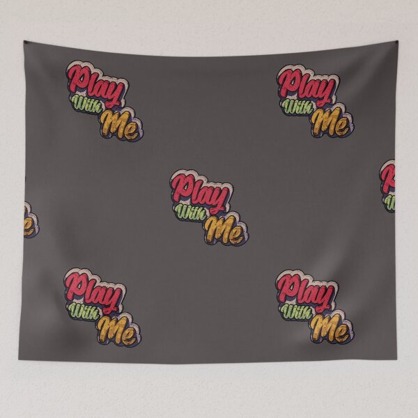 Item preview, Fun Retro Style Play With Me Typography designed and sold by trepiu.