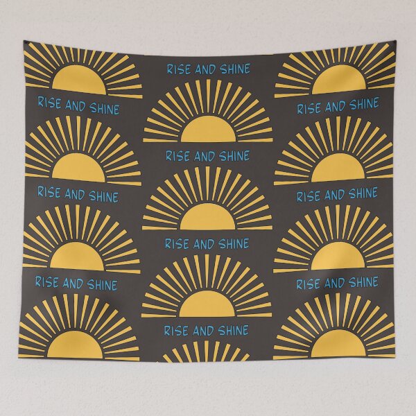 Item preview, Rise and shine, sun and text designed and sold by ZorianArt.