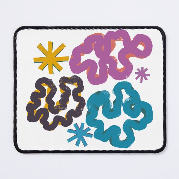 Item preview, Abstract Wavy Squiggle Scrunchie Clouds designed and sold by JashJhaveri.