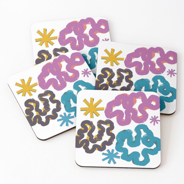 Item preview, Abstract Wavy Squiggle Scrunchie Clouds designed and sold by JashJhaveri.
