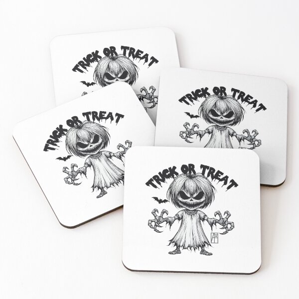 Item preview, HALLOWEEN - TRICK OR TREAT - Happy Halloween - 2 designed and sold by ArtProjectShop.