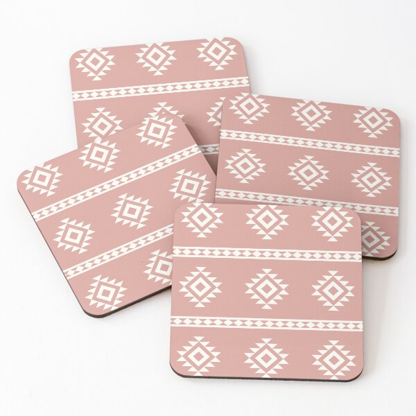 Item preview, Cozy Pink Geometric Pattern designed and sold by DesignByRoseCo.