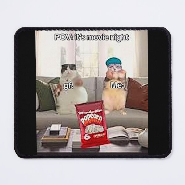 Item preview, Movie Night Cats Love Popcorn - Popcorn Meme - Perfect for Movie Lovers and Snack Enthusiasts designed and sold by Earth Nature Creations.