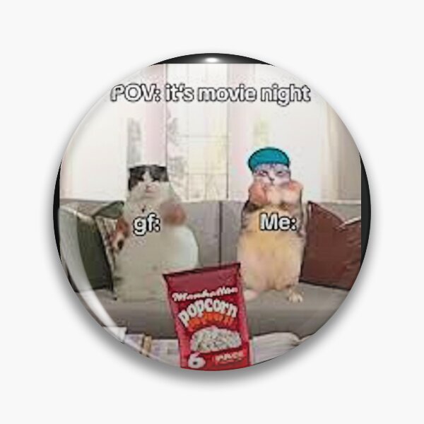 Item preview, Movie Night Cats Love Popcorn - Popcorn Meme - Perfect for Movie Lovers and Snack Enthusiasts designed and sold by Earth Nature Creations.