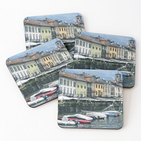 Item preview, Cannobio Harbour and Quaint Buildings, Italy  designed and sold by Imladris01.