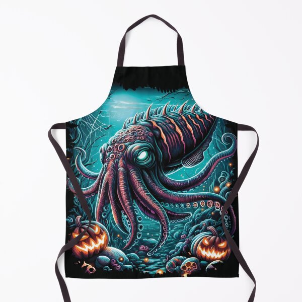 Item preview, Sinister Monstrous Cuttlefish - Halloween Gothic Art designed and sold by EcoArtShop.