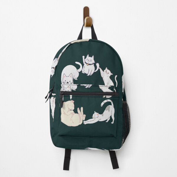 Item preview, Charming 90s Anime Cats: Adorable White and Gray Feline Duo in Circular Harmony designed and sold by EducaPro.