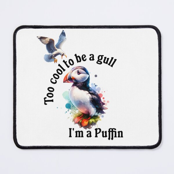 Item preview, Too cool to be a gull, I'm a Puffin designed and sold by absurditeestore.