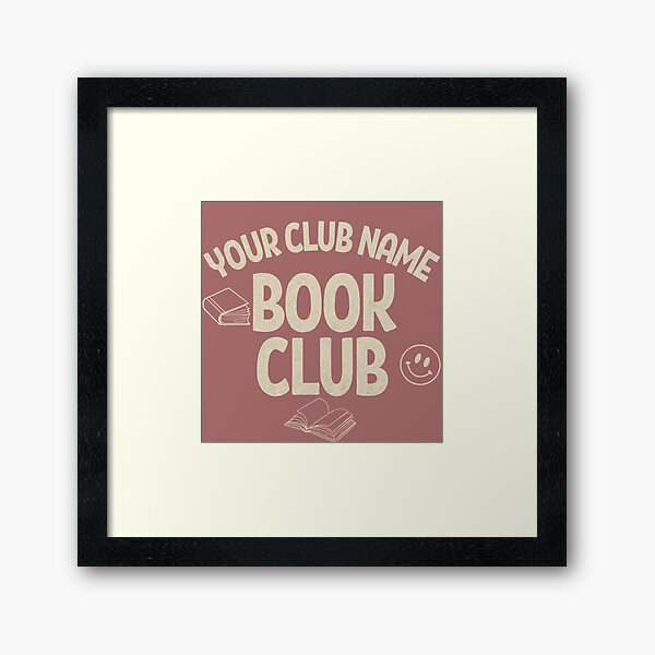 Item preview, Book Club name design, reading club, bookish. custom design designed and sold by Alma-design-art.
