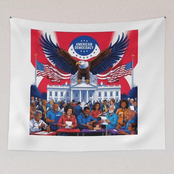 Item preview, American Democracy In Action USA Election designed and sold by Design E Khaas.
