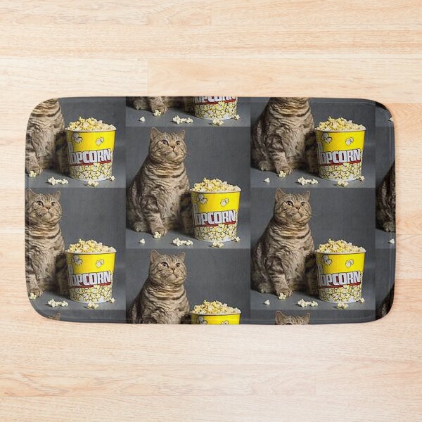 Item preview, Kitty Movie Night Cats Love Popcorn - Popcorn Meme - Perfect for Movie Lovers and Snack Enthusiasts designed and sold by Earth Nature Creations.