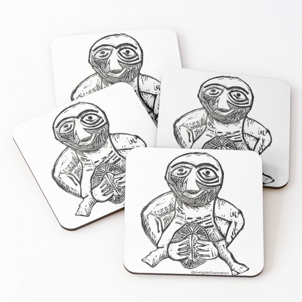 Item preview, Sheila Na Gigg Digitised Linoprint  designed and sold by MelGaleIllustration .
