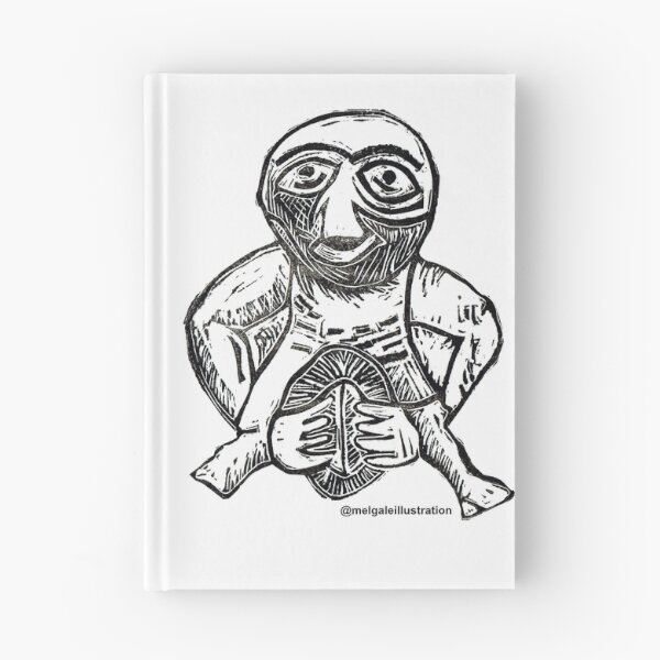 Item preview, Sheila Na Gigg Digitised Linoprint  designed and sold by MelGaleIllustration .