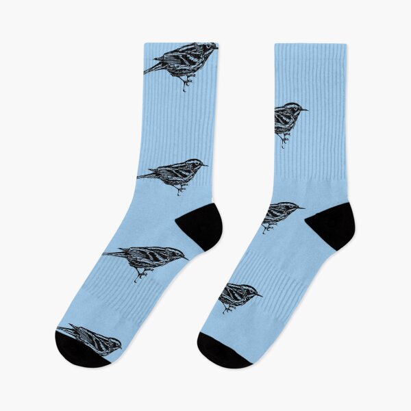Item preview, Black-and-white Warbler Black Design  designed and sold by designsasstultd.