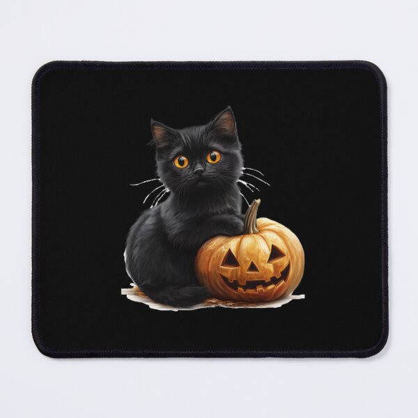 Item preview, Kitten with Halloween pumpkin. designed and sold by Kyumi12.