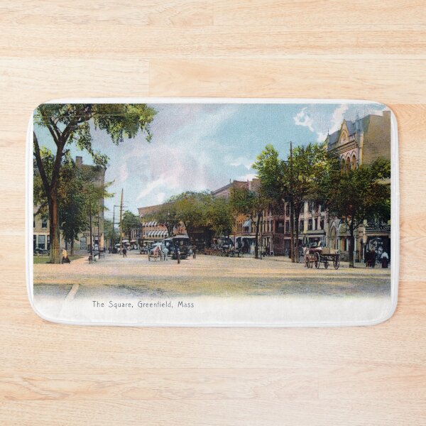 Item preview, 1905 Street Scene in Greenfield, Massachusetts designed and sold by historicimage.