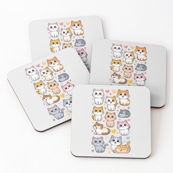 Item preview, Kawaii Cat Digital Art designed and sold by asbno19.