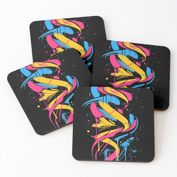 Item preview, Vibrant Abstract Graffiti Artwork with Splashes of Color designed and sold by LoveLaxmi Arts.