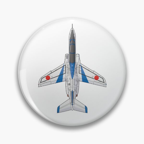 Item preview, JASDF T-4 BLUE IMPULSE Jet Trainer Aircraft HD 4C Illustration designed and sold by MIL-ART-JPN.