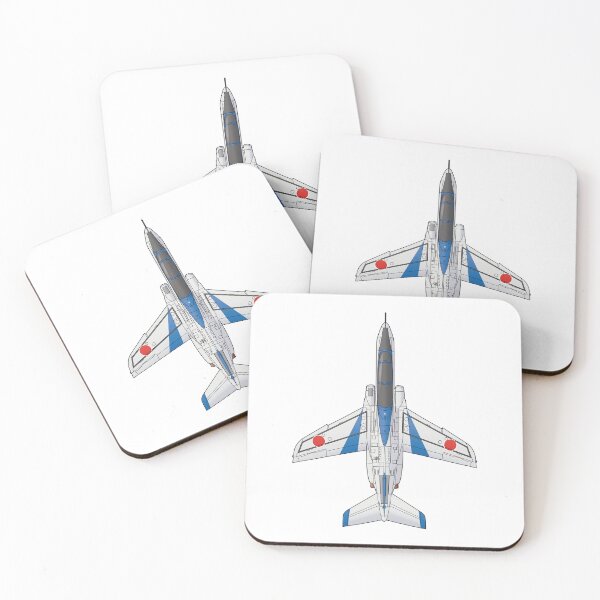 Item preview, JASDF T-4 BLUE IMPULSE Jet Trainer Aircraft HD 4C Illustration designed and sold by MIL-ART-JPN.